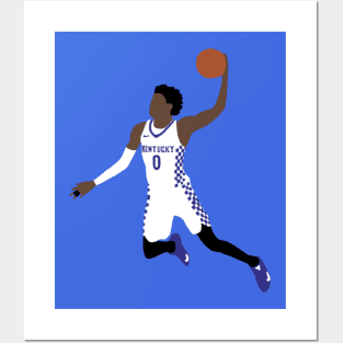 De'aaron Fox Kentucky Posters and Art